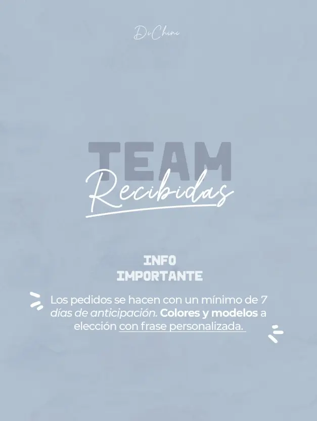 Cotillón Recibidas - Información